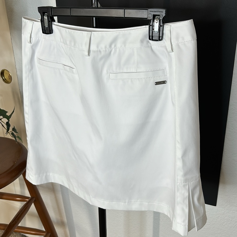 Annika Cutter & Buck Skort Golf Tennis | White | Size 10 - Picture 5 of 12